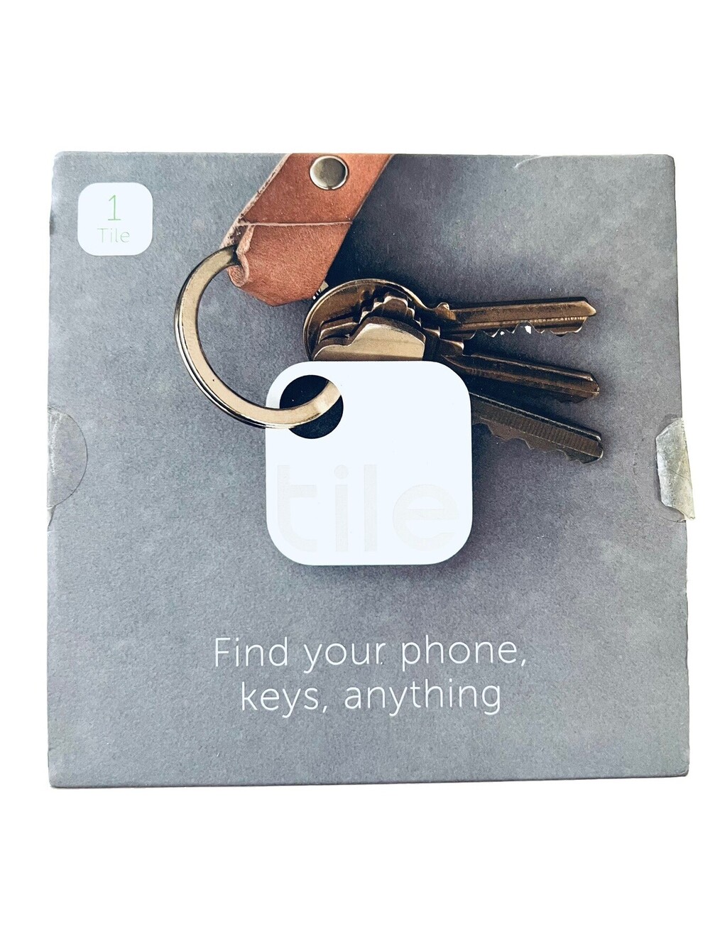Tile T1003 Bluetooth Tracker White 1st Gen New Open Box Key Finder